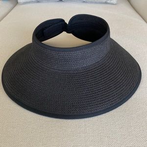 Sun Visor Hat Black One Size